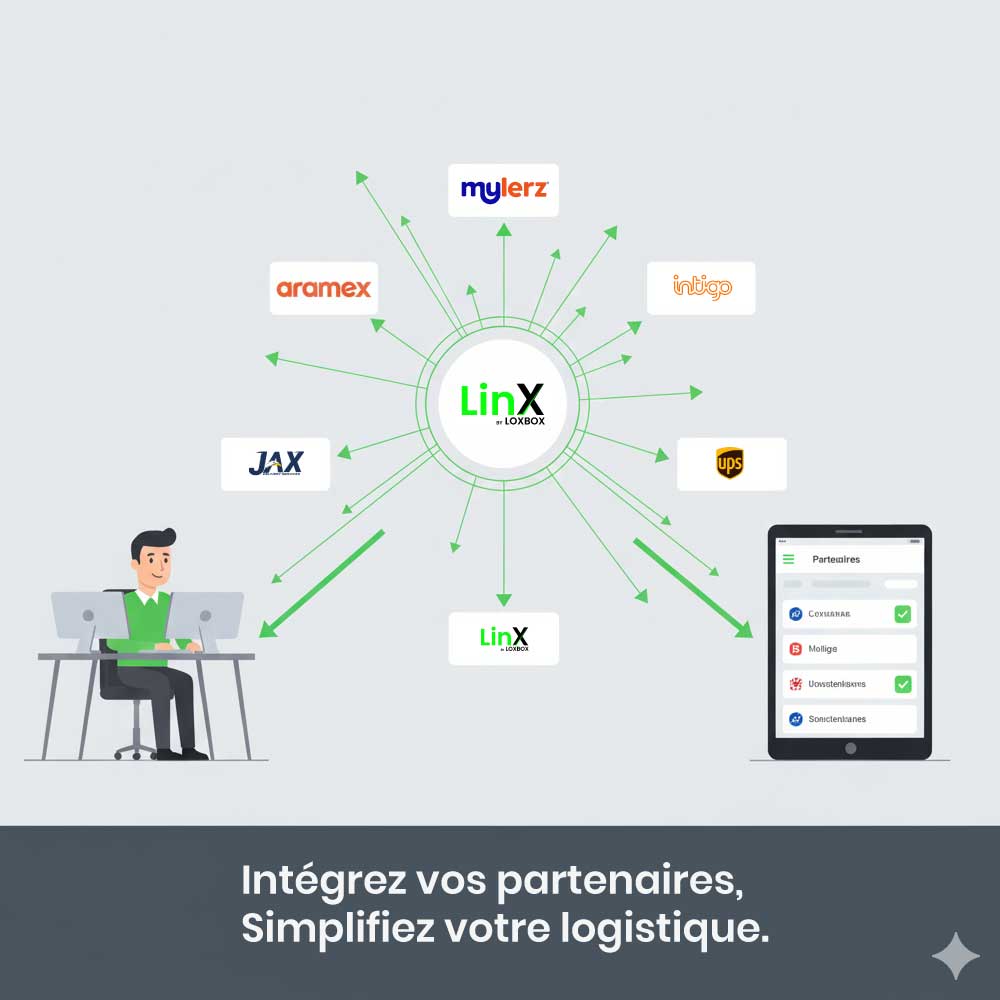 Intégration logistique avec des sous-traitants