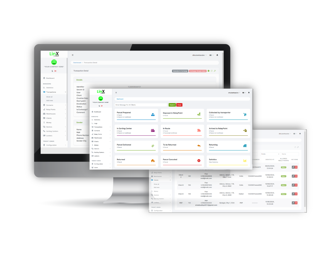 Admin Delivery Logistics Dashboard -  Administrateur Logistique Gestion Dashboard