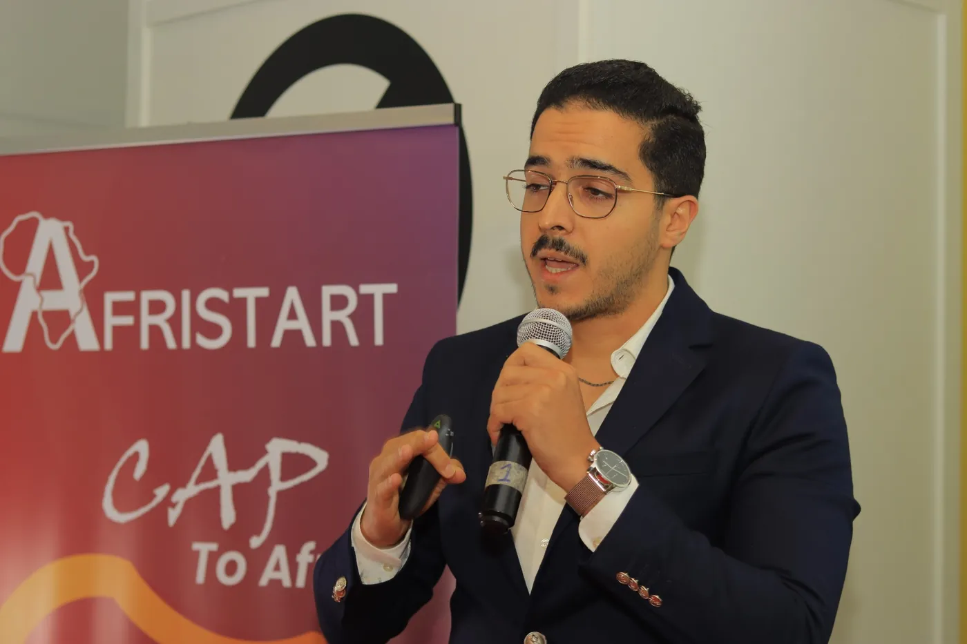 Pitch at the Afristart · CAP To Africa programme